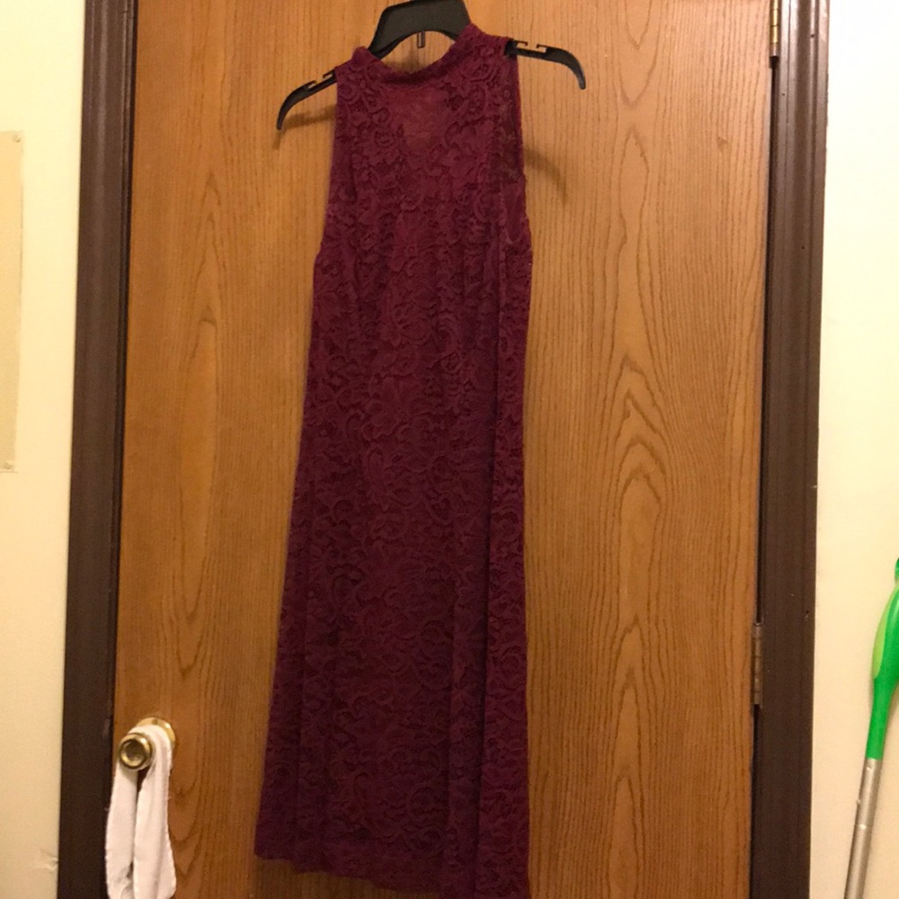 American Living - Lacy Burgundy Dress